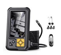 NOENNULL Endoscope Camera with Light 8mm Dual Lens Industrial Endoscope Camera 1080P HD 4.3'' Screen LCD Industrial Endoscope Inspection Camera IP67 Water Proof for Sewer Drain Pipe (5m / 16.4ft)