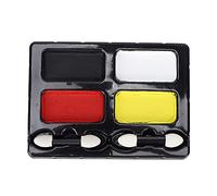 NOENNULL Face Paint Kit Food Grade Material Quick Drying for Parties Face Painting Kits for Kids Red, Yellow, Black, White 4 Colors 10g/0.4oz DIY Skin Paints