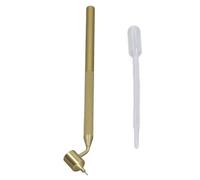 NOENNULL Fine Painting Pen, Fluid Writer Pen, Fine Line Paint Pen Slanting Fluid Detailing Fine Line Fluid Writer Paint Applicator Pen with Dropper for Rock Chips and Scratch Repair (0.7mm)