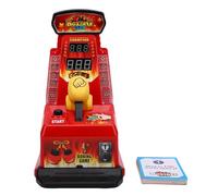 NOENNULL Finger Boxing Toy, Dynamic Finger Boxing Machine with LED Lights Sound Effects Score Display Interactive Desktop Punching Game for Kids and Adults Games Party with Bar Fun