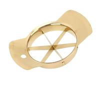 NOENNULL Fruit Cutter Divider, Wedge Divider Made of 304 Stainless Steel, Labor Saving, Fruit Wedge Apples, Oranges, Pears (Gold)