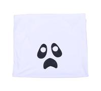 NOENNULL Ghost Costume White Nylon Horror Spooky Ghost Poncho for Holiday Cosplay Party Performance (M)