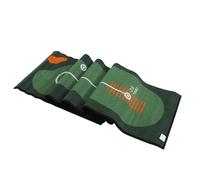 NOENNULL Golf Putting Training Mat Foldable Practice Putting Mat Portable Indoor Green Practice Golf Training Aid for Home Office Backyard Use