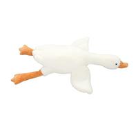 NOENNULL Goose Stuffed Animal Cute Duck Plush Toy, Goose Plush Soft Swan Hugging Pillow, Gift for Kids and Friends, White (50cm)