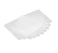 NOENNULL Immunization Record Card Holder PVC Sleeve for Teachers, Students, Nurses, 10PCS Clear ID Card Cover for Office and Events 4.7x4.3in