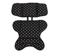 NOENNULL Infant Car Seat Insert Cushion Newborn Stroller Insert Liner Black Star Pattern Super Soft Comfortable Baby Stroller Seat Pad for Baby Head Protector