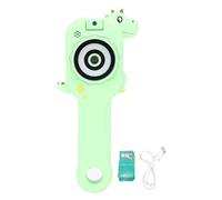 NOENNULL Kids Handheld Microscope with 4X Magnification 2 Inch Screen, Portable Children Science Toy with Hanging Rope for Outdoor Exploration and Educational STEM Learning