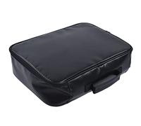 NOENNULL Large Capacity Fireproof Document Bag with Lock for Travel Home Office, Fireproof Document Case for Storage Valuables, blackone, Casual