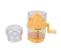 NOENNULL Lemon Squeezer, Hand Juicer, Manual Lemon Squeezer, Easy to Use Multifunctional Citrus, Small Manual Lime, Orange for Kitchen (Yellow)