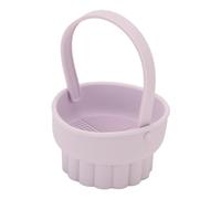 NOENNULL Makeup Brush Cleaner Bowl, Foldable Silicone Makeup Cleaning Tools for Brushes, Sponges and Puff, Portable Brush Cleaner for On-the-Go