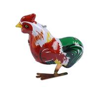 NOENNULL Metal Rooster Clockwork Toy, Retro Rooster Toy, Cute Wind-up Clockwork, Jumping Chicken, Animals, Wind-up,