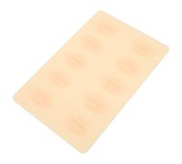 NOENNULL Microblading Practice Skin Silicone Lip Practice Skin for Artists Beginners, 3D Effect for Microblading Beauty School, 8.5 X 5.7 X 0.1in