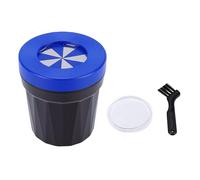 NOENNULL Mini Car Trash Can Desktop Trash Bin Desk Wastebasket Desktop Garbage Container ABS Cup Holder Slim Portable Waste Container with Wide Opening for Cars Homes Offices