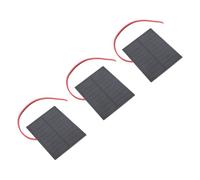 NOENNULL Monocrystalline Small Solar Cell Kit Lightweight 2W Solar Panel for Science Project LED Light Phone Charger for School Experiments