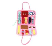 NOENNULL Montessori Sensory Board Portable Felt Basic Skills Learning Dress Numbers Letters Cognition for Kids, Suitable for Early Education, 1 Felt Sensory Board for Boys Girls