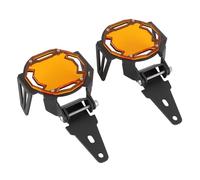 NOENNULL Motorcycle Durable Aluminum Fog Lamp Guard Protector for R1200GS Adventure LC, Fits S1000XR, Stylish Appearance, 2 Pcs (Orange)