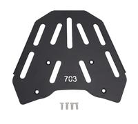 NOENNULL Motorcycle Tail Box Carry Rack,Heavy Duty Aluminum Alloy Replacement Luggage Rack for Motorcycle Rear for ZONTES 703F 2024-2025 for Extra Storage with Secure Binding