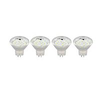 NOENNULL MR11 LED Bulb Efficient 2W 300LM Landscape Lighting Spot Light Pack of 4 (Cool White)