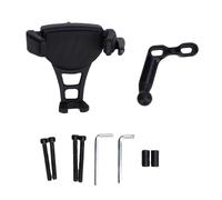 NOENNULL Offset Perch Mount Phone Holder Adjustable Position Angle Anti Slip Offset Perch Mount Holder Replacement for Gold Wing 2018-2024 (Black)