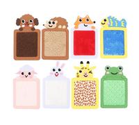 NOENNULL Pack of 8 Sensory Play Mats for Babies, Educational Animals Play Floor Mat, Autism Sensory Floor Tiles, Interactive Toys, Mats for Autistic,