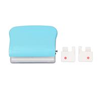 NOENNULL Paper Binding Machine Hand Held Portable Spiral Binder A4 A5 A6 A7 Spool Book Round Hole Punch School Home Light Blue