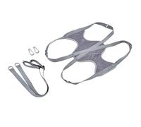 NOENNULL Pet Grooming Hammock, Breathable, Soft, M Size, Hammock Restraint Bag Dogs, Cats, Nail Clippers, Bathing, Teeth, Ears, Cleaning (Grey)