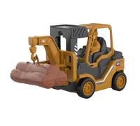 NOENNULL Plastic Push Inertial Engineering Car Press and Go Engineering Vehicle Practical Skill Development Simulated Building Scene (Crane 6.1 X 5.3 X 3.1in)