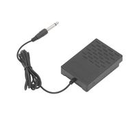 NOENNULL Portable Electric Keyboard Foot Switch Momentary Hold Pedal for Controller 6.35mm (Black)