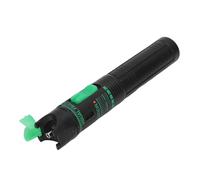 NOENNULL Portable Fiber Optic Tester Pen, 15KM Visual Fault Locator VFL Non Touch Cable Tool Green Light, Rechargeable with Universal Connector, Aluminum Alloy Material for Maintenance