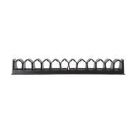 NOENNULL Premium ABS Horse Whips Harvest Holder, Holds up to 12 Whips, the Wall Mounted Organiser for Storing Fishing Poles, Designed for Long-Term Use