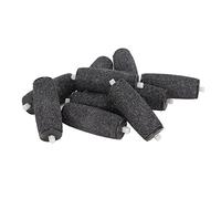 NOENNULL Replacement Head Foot File Curved Remove Hard Rough Skin Roller for Feet Pedicure Tool, 10pcs per Box