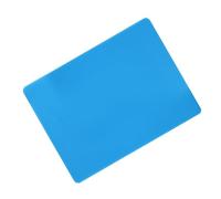 NOENNULL Silicone Craft Baking Mat, Heat Resistant Sheet for Kitchen Countertop, Blue, for DIY Crafts, Resin Moulds (S 150 x 100 mm)