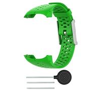 NOENNULL Silicone Watch Band Soft Adjustable Silicone Replacement Wrist Watch Band Watch Strap Compatible for Polar M400 M430 Watch with Tool (F)