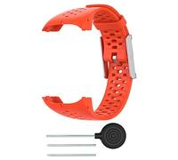 NOENNULL Silicone Watch Band Soft Adjustable Silicone Replacement Wrist Watch Band Watch Strap Compatible for Polar M400 M430 Watch with Tool (H)