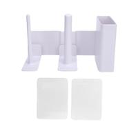 NOENNULL Slushie Machine Cup Organizer Side Mount Storage Holder for FS299 FS300 FS301 Compatible with Cups, Lids Straws Commercial Drink Accessory (White)