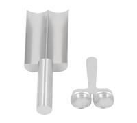 NOENNULL Stainless Steel Meatball Maker Efficiently Meat Baller Spoon for Kitchen Bar Restaurant Effort and Time Saving for Home Cooks (2 Pipe)