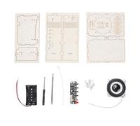 NOENNULL Stem Science Kit Kit 6, DIY FM Radio Kit Stem Toy Projects Building Educational FM Radio Construction Experiences for Children Children