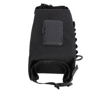 NOENNULL Travel Camping Tissue Dispenser, Large Capacity Pull-Out Wet Wipe Container, Portable Camping Wet Wipe Bag, Linen Tissue Dispenser for Office, Car, Home (Black)