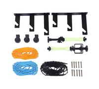 NOENNULL Wall Mount Background Support System, 3 Roller Manual 3-Axis Backdrop Stand for Photo Video Studio, Heavy Duty Wall Mounted Paper Holder
