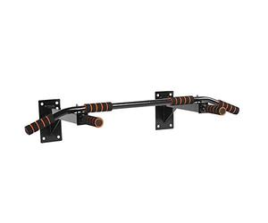NOENNULL Wall Mounted Pull Up Bar with 6 Foam Handles, Strong Exercise Equipment for Home Bodybuilding, Suitable for Beginners and Advanced