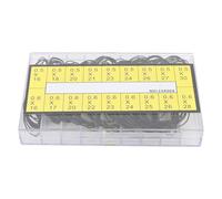 NOENNULL Watch Seals Replacement Kit, 180 Pieces O Ring Watch Seal 18 Sizes Rubber Ring Assortment Kits Rubber Seals with Plastic Box for Sanitary Washing & Cars