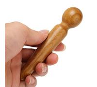 NOENNULL Wood Health Traditional Tool Small Portable Manual Massager for Resting Thinking Incense Wood