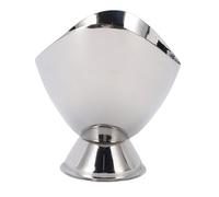 NOENNULL Yuanbao Ice Cream Bowl, Stainless Steel Ice Cream Bowl, Anti Slip Base, Ideal for Fruit, Pudding, Snacks, Biscuits (M)