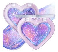 Noerrors Blue Purple Chameleon Cream Glitter Eyeshadow, Shimmer Eye Brightener, Holographic Body Glitter Gel&Highlighter, Long-Lasting Waterproof Highly Pigmented for Sparkling Eye Makeup