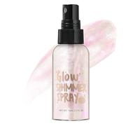 Noerrors Body Glitter Spray, Silver Body Shimmer Oil for Face Hair, Moisturizing Bronze Body Glow Highlighter, Long-Lasting Quick-Drying Body Luminizer Makeup
