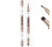 Noerrors Freckle Pen 2-in-1 Dual-Ended, Waterproof & Smudge-Proof Fake Freckles Makeup, Long-Lasting Faux Freckles Tint for Natural Sun-Kissed Look, Realistic Freckle Stamp 02#Natural Coffee