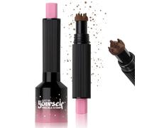 Noerrors Freckle Stamp Pen, Natural Realistic Fake Freckle Tattoo Pen with Sponge Applicator, Waterproof Long Wear Quick Dry Liquid Faux Freckles Tint Stain for Lifelike Sunkissed Makeup #Light Brown