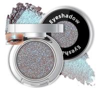 Noerrors Holographic Eyeshadow, Metallic Brown Purple Blue Duochrome Glitter Eye Shadow, Iridescent Shimmer Mermaid Eyeshadow for Women Makeup, Sparkly Multichrome Color Shift Highlighter Palette #04
