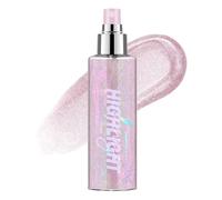 Noerrors Light Purple Holographic Body Glitter Spray, Highlighter Glitter Gel for Face Hair, Sparkle Chameleon Liquid Body Shimmer Festival Party Rave Accessories Pride Makeup
