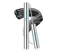 Noerrors Metal Iron Mascara Wand, Black 3D Curling Voluming Mascara for Natural and Defined Eyelash, Extra Slim Non-Clump Flake Washable Bristleless Brush Lengthen Pigment Eye Lash Makeup for Women